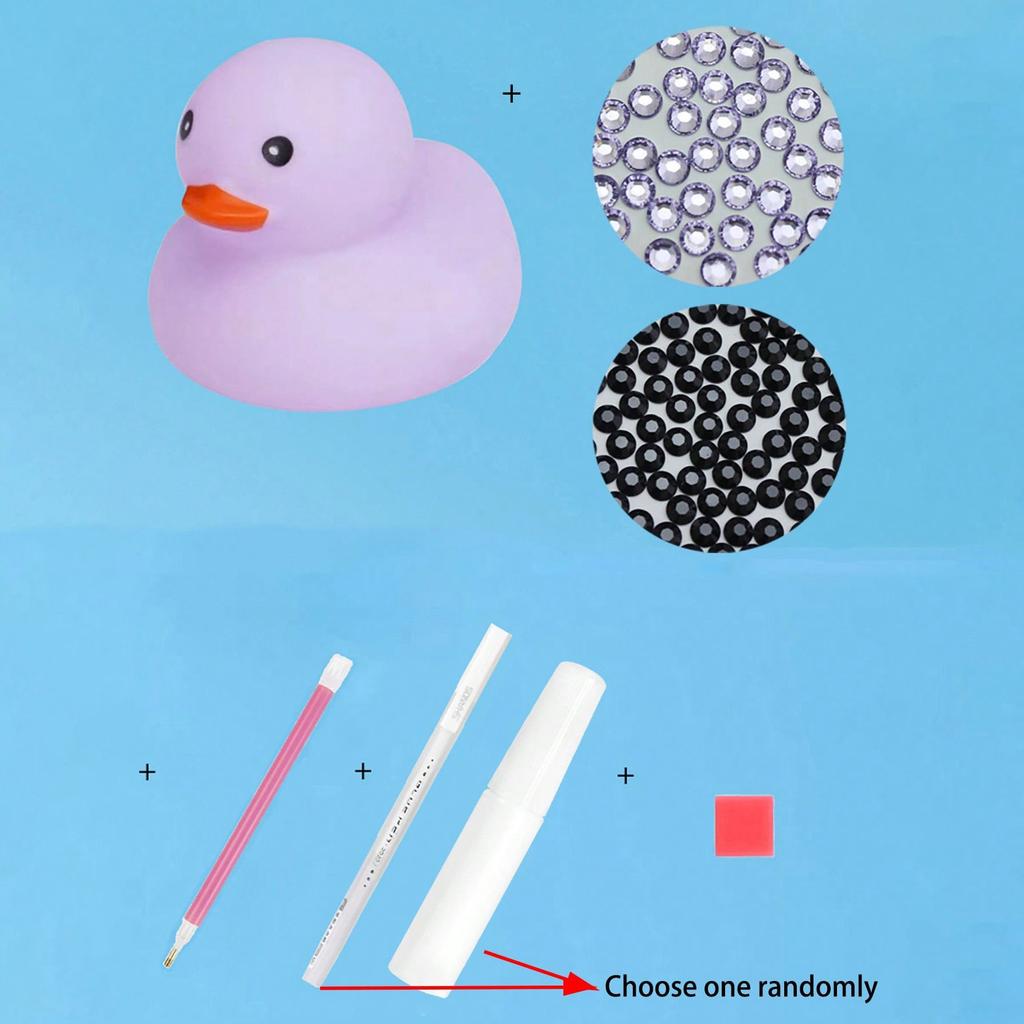 DIY Diamond Tool Duck, Fun Multi-color Handicrafts, Glue Pens, Handmade Decorations