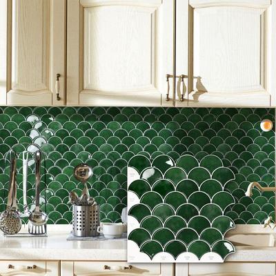 Self Adhesive 3D Wall Stickers Pvc Waterproof Imitation Wall Tiles Peel And Stick Heat Resistant Kitchen Backsplash
