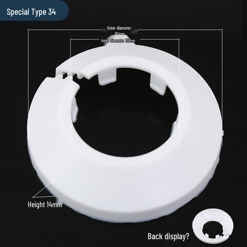 Decorative Pipe Cover Ring for Air Conditioning and Heating Valves