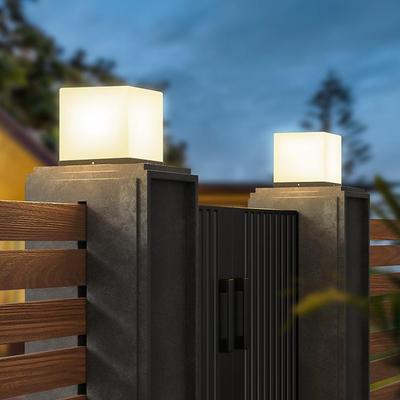 Solar-Powered Pillar Light for Garden and Gate Posts