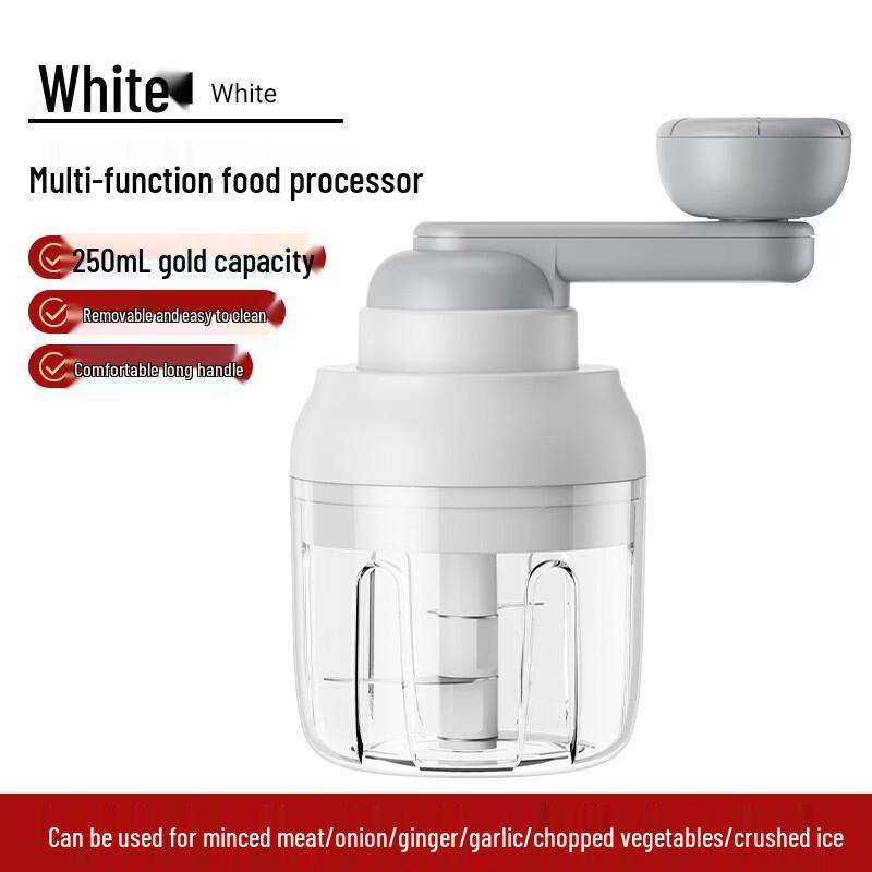 ZISIZ Hand-Cranked Garlic Chopper Set
