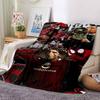 Football Celebration Moment printed flannel breathable and warm blanket, a stylish home gift, suitable for home, office and bedspread use. 0713a6