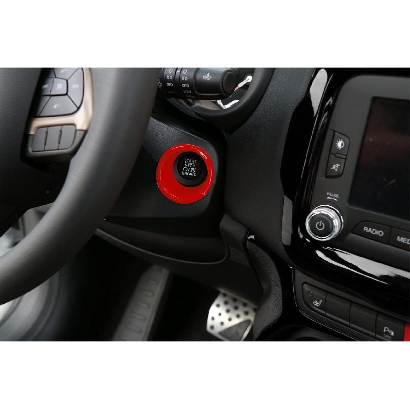 

31pcs/Set ABS Full Interior Center Console Dashboard Cover Decoration Kit Trim Sticker Compatible with Jeep Renegade 2015-2020 (Red) чёрный