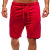 Męskie bawełniane spodenki Jednokolorowe codzienne spodenki Luźne spodenki plażowe Szorty Streetwear Modne pantalony