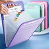 13-Pocket A4 Vertical File Folder Organizer with Binder - Heavy-Duty Expandable Folder, Pockets & Dividers Suitable