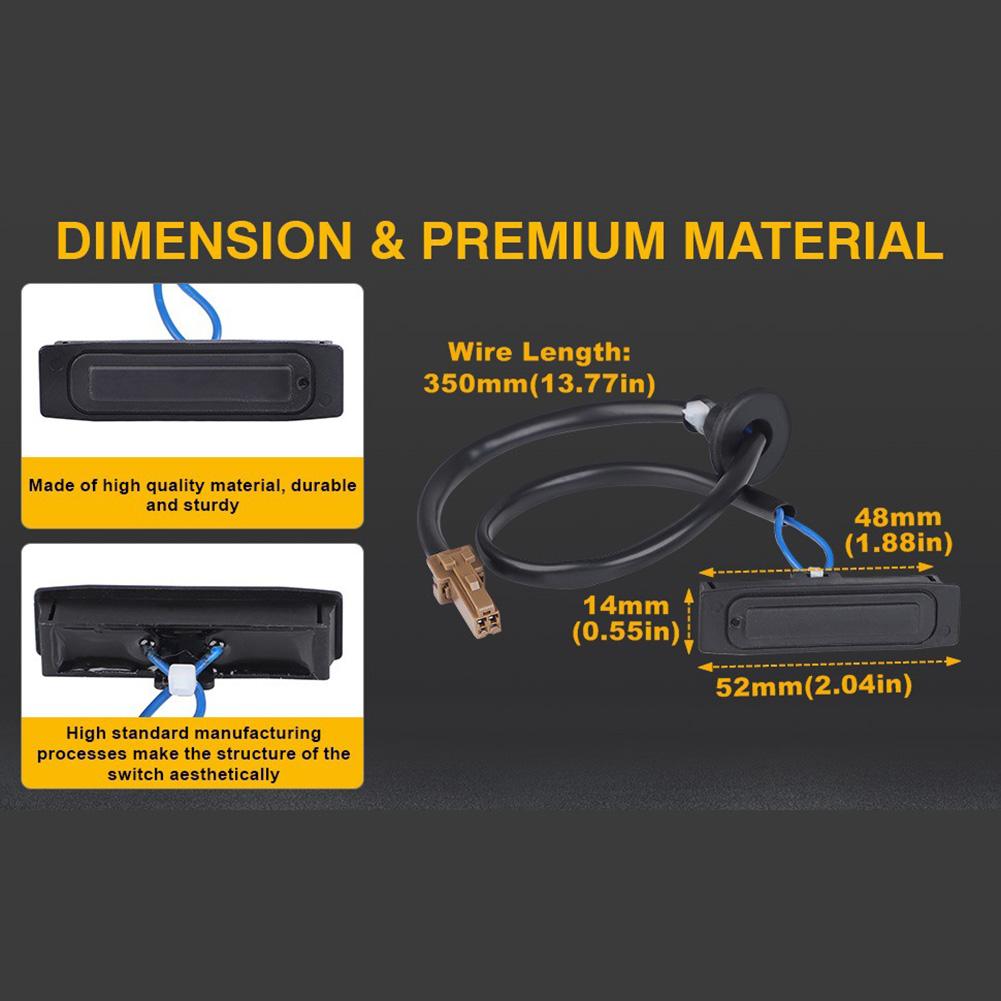 Rear Door Tailgate Boot Release Trunk Switch for Nissan J32 2008 2013 with OEM Number 25380JN20A Easy Installation