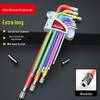 Colored Hex Wrench and Screwdriver Set - 6-Point, Multifunctional Tool with Extended Keys