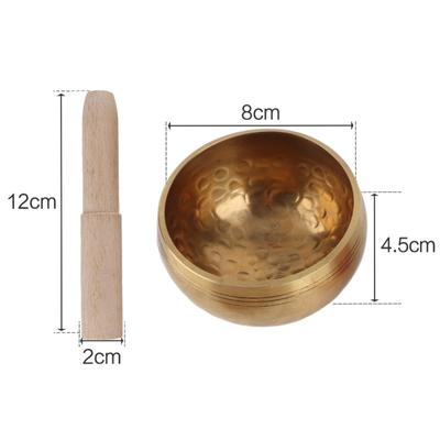 Buddha Sound Bowl Set Portable Metal Meditation Singing Bowl With Cushion And Wooden Striker For Yoga Spiritual Healing