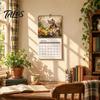Large Writing Area Organizer Cute Cat Wall Calendar 2027, Jan 2027- Dec 2027 12 Monthly Hanging Daily Agenda for Home Office Planner with Thick Paper