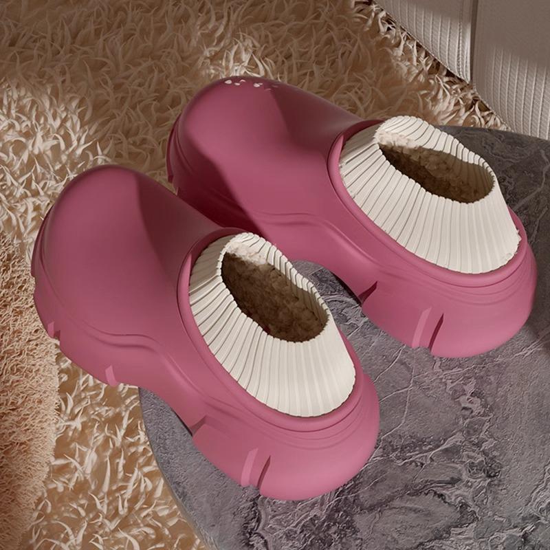 Outer Wear Bundle Bag Heel Fleece Thickened Cotton Shoes, New Home Daily Versatile Cotton Shoes In Autumn and Winter 2025