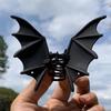 Gothic Bat Wings Ponytail Holder Zinc Zinc Alloy Shark Clip Hair Accessories Halloween Hair Claw  Gift