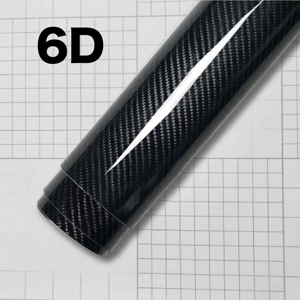 1-6m Carbon Fiber Car Body Vinyl Wrap Matte Accessories Glossy Black Sticker 3D 4D 5D 6D Auto Foil Cover Decoration Film