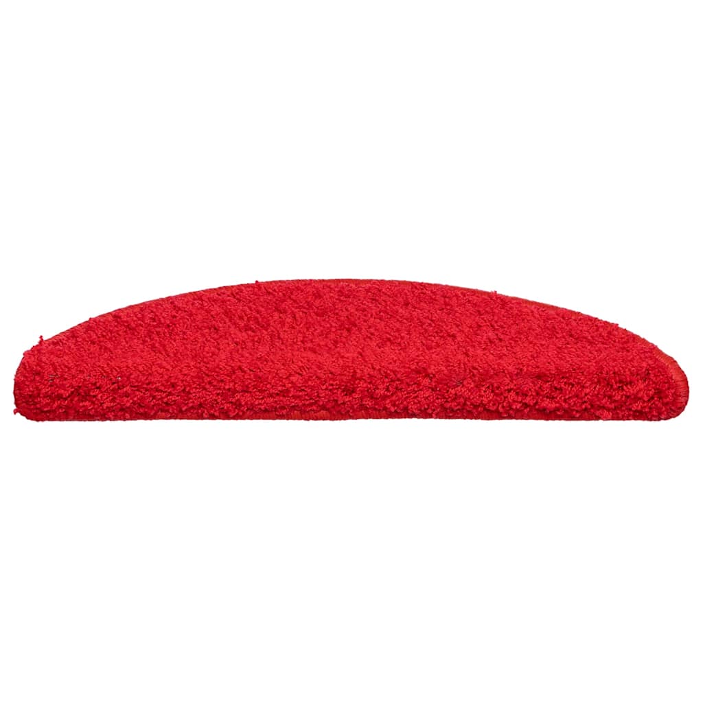 Step Mats 30 pcs. 56 x 17 x 3 cm Red Semi Circular