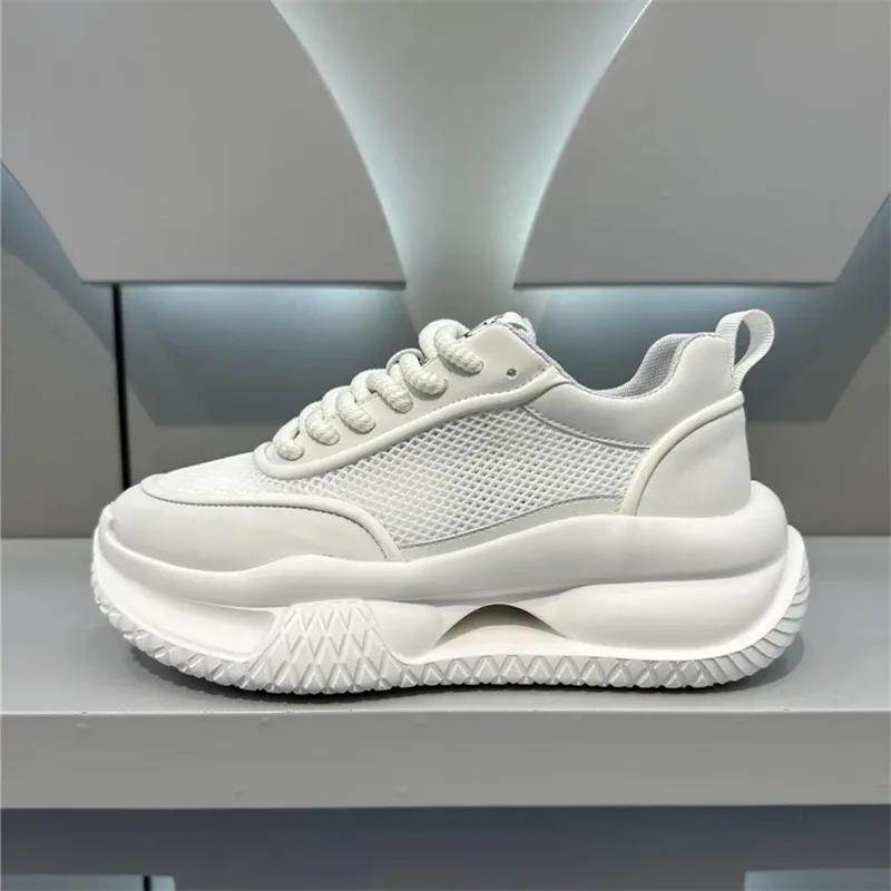 Spring  Autumn New Luxury Men's Sneakers Classic Fashion Versatile Casual Shoes Mesh Breathable Soft Bottom Sports Running Shoes