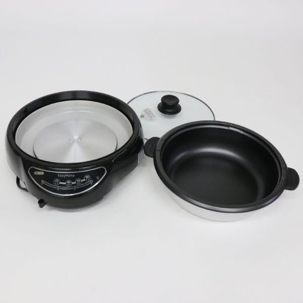 Hiro Corporation Electric Grill Pot HG-137 with Detachable Deep Pot Plate: Generous 2.8L Capacity