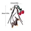 Yogodlns Faux Leather Cherry Mini Backpack Hanging Handbag Pendant Bag Pendant Bags Accessories
