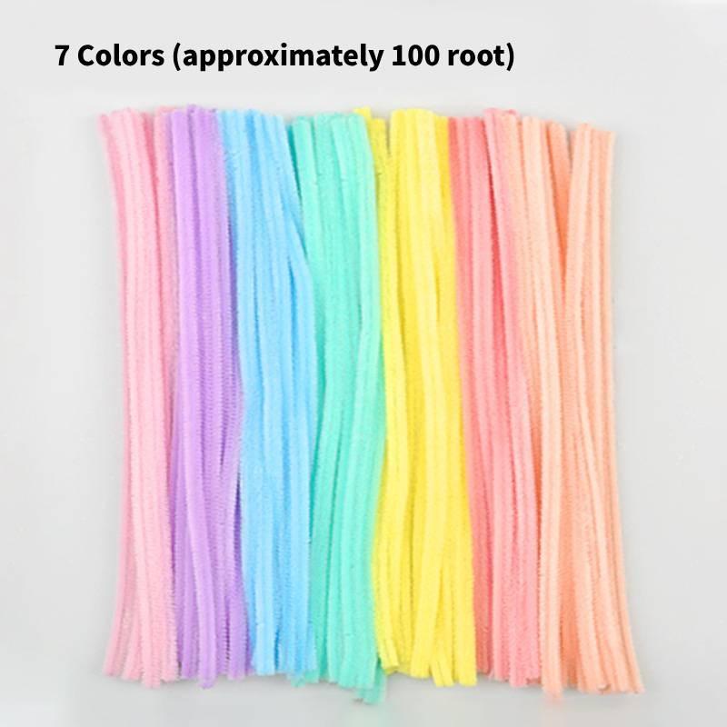 Plush Colored Twisting Rod Diy Simulation Strips Folding Rod Flowers Kid Toy