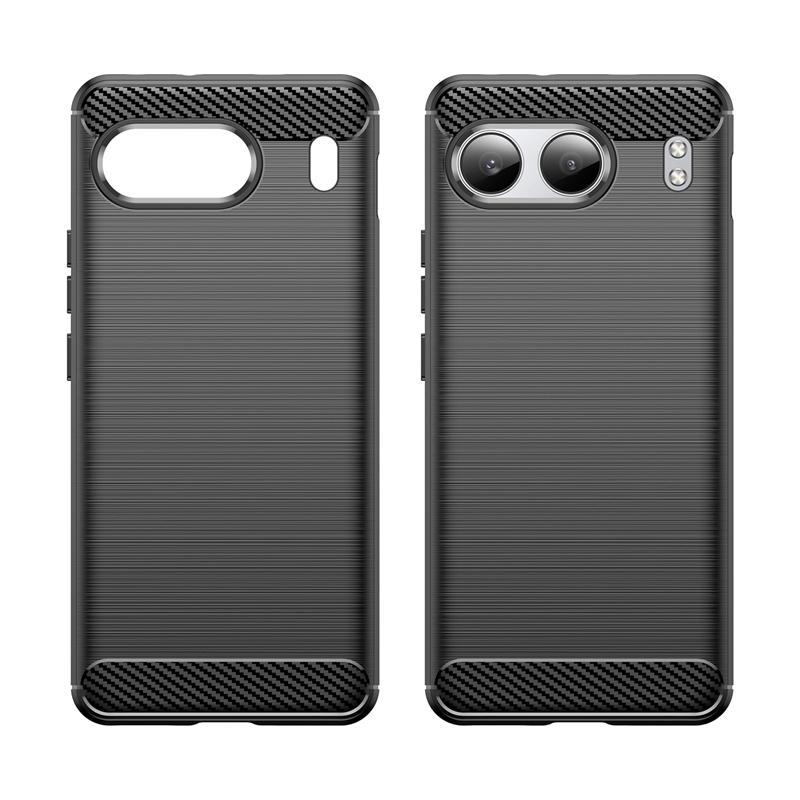 For Deksel OnePlus Nord 4 Deksel For Oneplus Nord 4 Capas Ny Telefon Støtfanger Bakside Armor Karbonfiber Myk TPU OnePlus Nord 4 Fundas