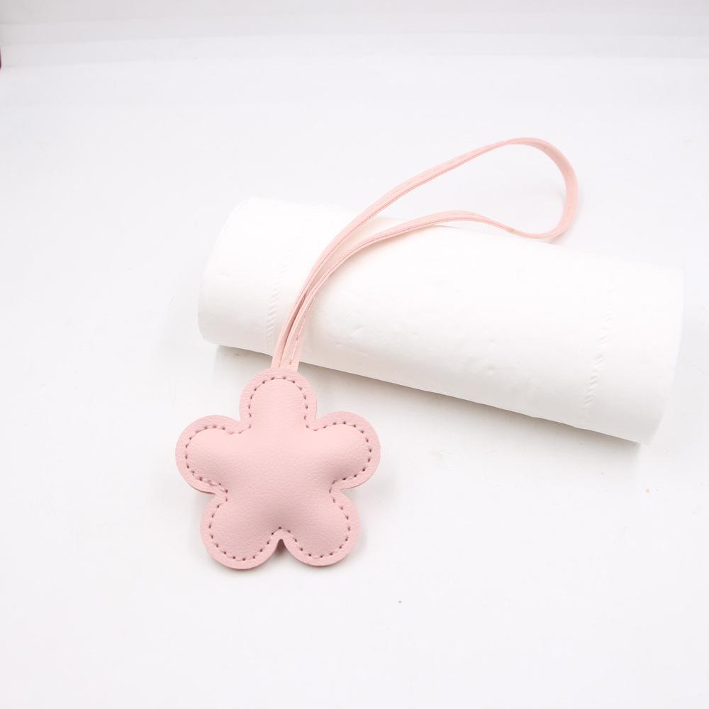 New Festival Flower Leather Hanging Rope Knotting Miu Luggage Clothing Accessories Hanging Accessories Decoration Cherry Blossom Pendant