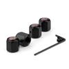4Pcs Car Tire Valve Caps Aluminium Seal Tire Valve Stem Caps Dust Proof Covers For FORD ST Focus Kuga Tierra Explorer Mondeo