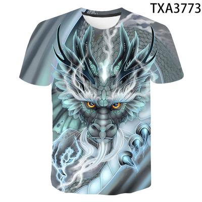 2022 neue Drachen T Shirts 3D Gedruckt Cartoon Anime Männer T-shirts Kurzarm Casual Junge Tops Cool T-shirts