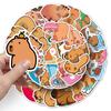 50 Stück Kindergeschenk Spielzeug Niedliche Capybara Tier Aufkleber Auto Motorrad Reisegepäck Telefon Gitarre Laptop Cartoon Helm Aufkleber
