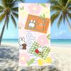 Miffy Rabbit Beach Towel Microfiber Quick Drying Absorbent Cartoon Printed Seaside Resort Bath Towel