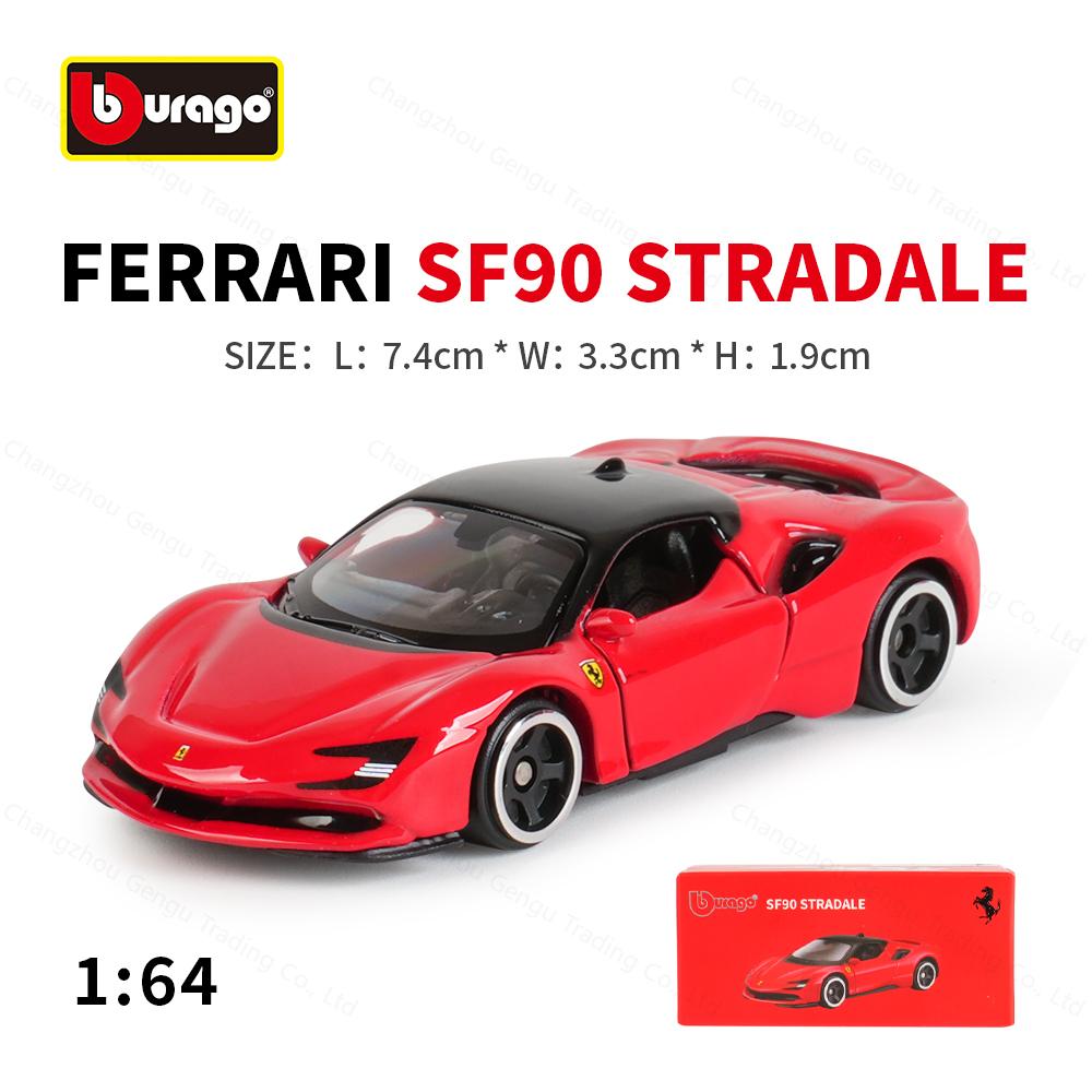 Bburago 1:64 Ferrari 812 Daytona SP3 SF90 SP1 F40 488GTB 599GTO ENZO Véhicules Statiques Moulés sous Pression Objets de Collection Loisirs Modèle Voiture Jouets