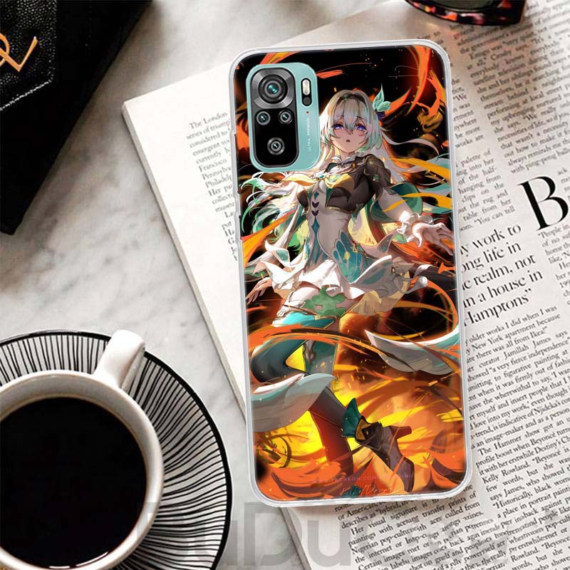 Coque Honkai Star Rail Firefly Pour Xiaomi Redmi Note 10 9S 9 8T 8 Pro 7 5 Mi 9T 10T 11T 12T 11 12 Lite 12X A3 A2 A1 Impression Coque