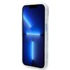 Etui do iPhone 14 Plus Guess Metal Outline MagSafe Niebieskie