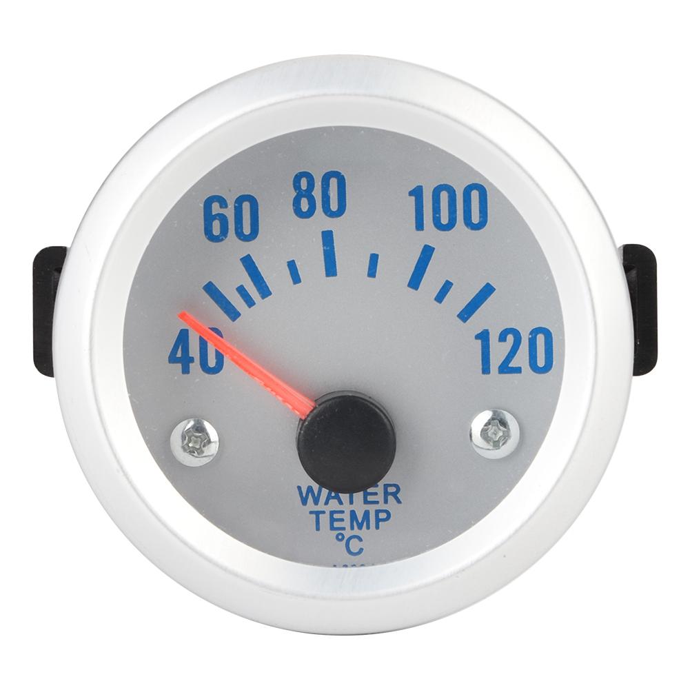52mm 2 Universal Car Motor Digital Blue LED Water Temp Temperature Gauge 40 120 celsius Range