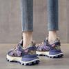 Forrest Gump Women's Soft Sole Non-Slip Waffle Running Shoes: Stylish Color Block Casual Athletic Sneakers.