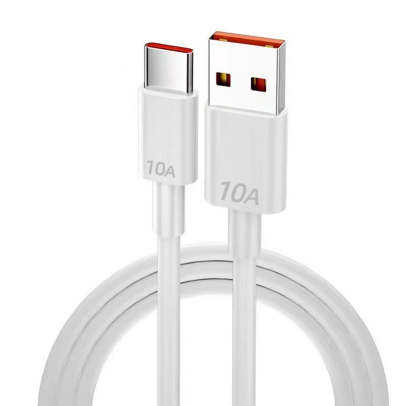 120W Super Fast Charging 10A Dual Type-C Cable for Apple 15/16 & Xiaomi