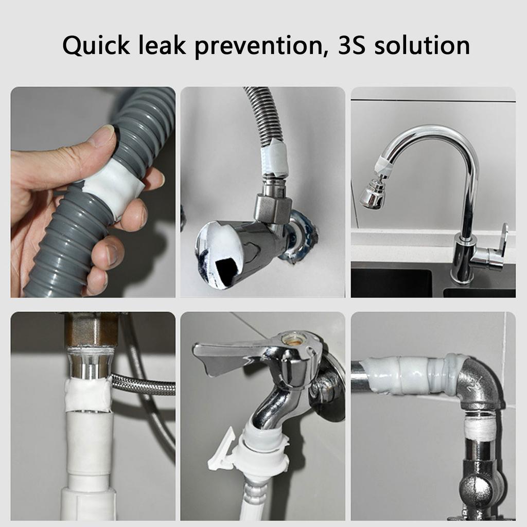 Sturdy PVC Silicone Sealing Tape for Quick Leak Fix Portable and Stretchable Suitable for Various Pipe Materials