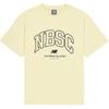 T Shirts Men's Light Yellow Crew Neck Moderate NEF31341-LYL