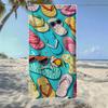 Summer Beach Vibes Beach Towel, Soft Quick-Drying, Perfect For Portable Outdoor Travel, Swimming, Camping And Summer Beach