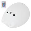 Silicone LED Night Light Remote Control USB Charging Colorful Cat Light for BedroomPopular Cat