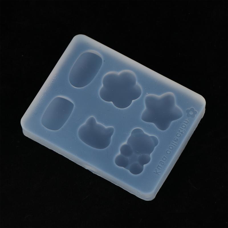 3D Nail Art Silicone Molds Manicure Bean Color Card Molds Nail Art Color Chart Making Nail Carving Mould
