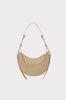 Women's Bag Niche New Autumn and Winter Frosted Crescent Bag Armpit Bag Women's Shoulder Bag Saddle Bag