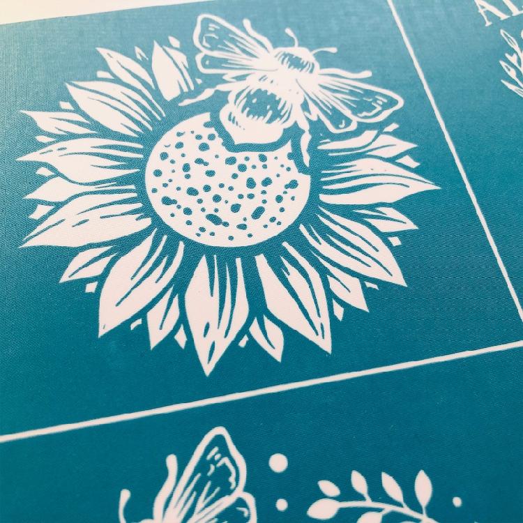 Maschere Serigrafiche Fiore Insetto per Pittura Argilla Legno Magliette Borsa in Tessuto Maschere Serigrafiche Lavabili