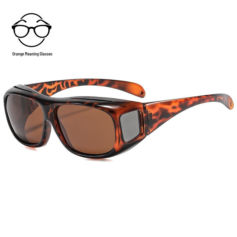 Unisex Night Vision Outdoor Sports Cycling Sunglasses with Yellow Lenses