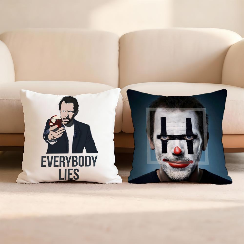Dr H-House Cushion Cover Home & Car Multi-Scene Pillow Cover - Reversible, Soft & Durable for Daily Use