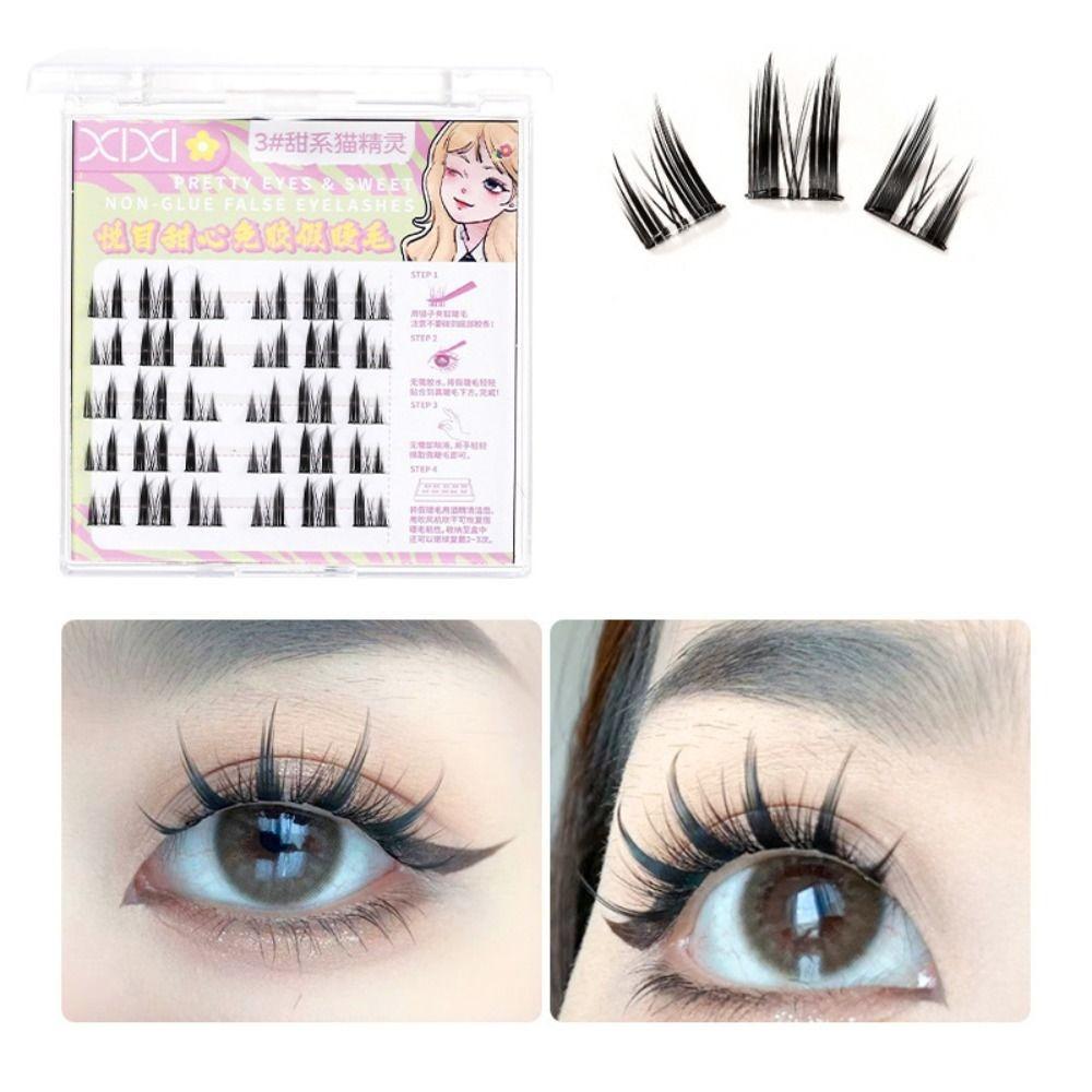 

Самоклеящиеся накладные ресницы Милые пучки накладных ресниц Самоклеящиеся пучки ресниц Женщины/Девушки Style 3