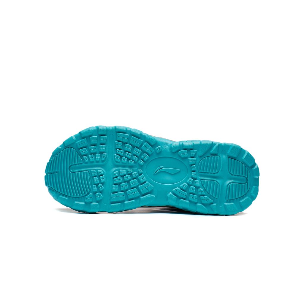Li Ning Kids Sports Lifestyle Synthetic Leather Fashion Simple Versatile Lightweight Shock Absorbing Low Top Sandals Kids Sandals Black YKUT032-13A