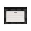 Coach Card Case Classic Monogram Print Three Credit Card Slots Coated Canvas Men Card Holder Gray Black 58110-CQBK