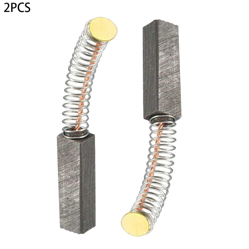 Førsteklasses erstatningskarbonbørster 2 stk for elektriske motorer 20 mm x 6 mm x 5 mm