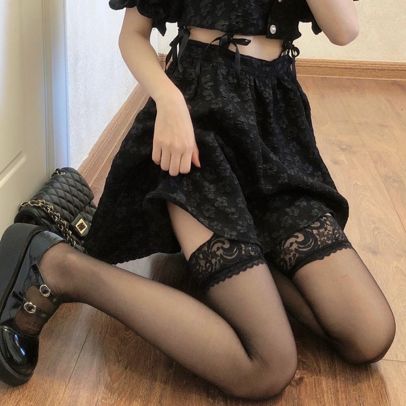 Stockings Lace Lace Stockings with Silicone Sexy Over-the-Knee Socks