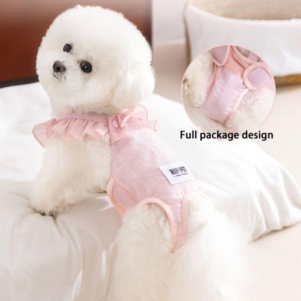 Thin Pet Dog Diapers Solid Color Summer Pet Pants Fashion Dog Physiology Pants  Anti Harassment