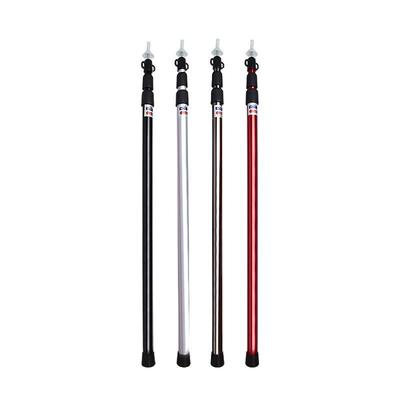 3-Section Adjustable Aluminum Alloy Telescopic Tent Pole, 2.3m Thickened Outdoor Canopy Support