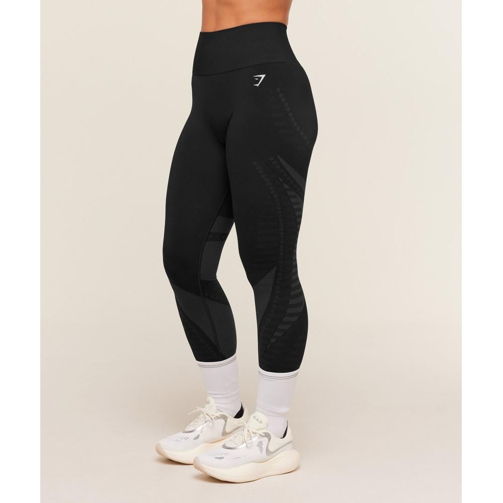 Gymshark Running Seamless LegginGs Gs Black Gs Asphalt Grey B6b7u Bcyl